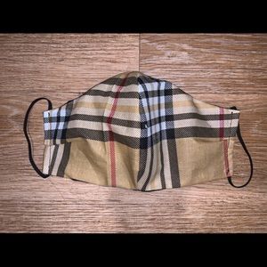 Adult Face Mask- Burberry Print